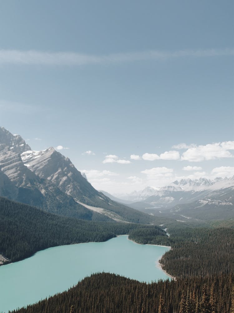 Bright Blue Lake