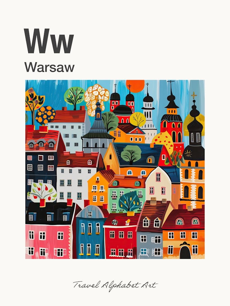 Kids Travel Alphabet  Warsaw 3