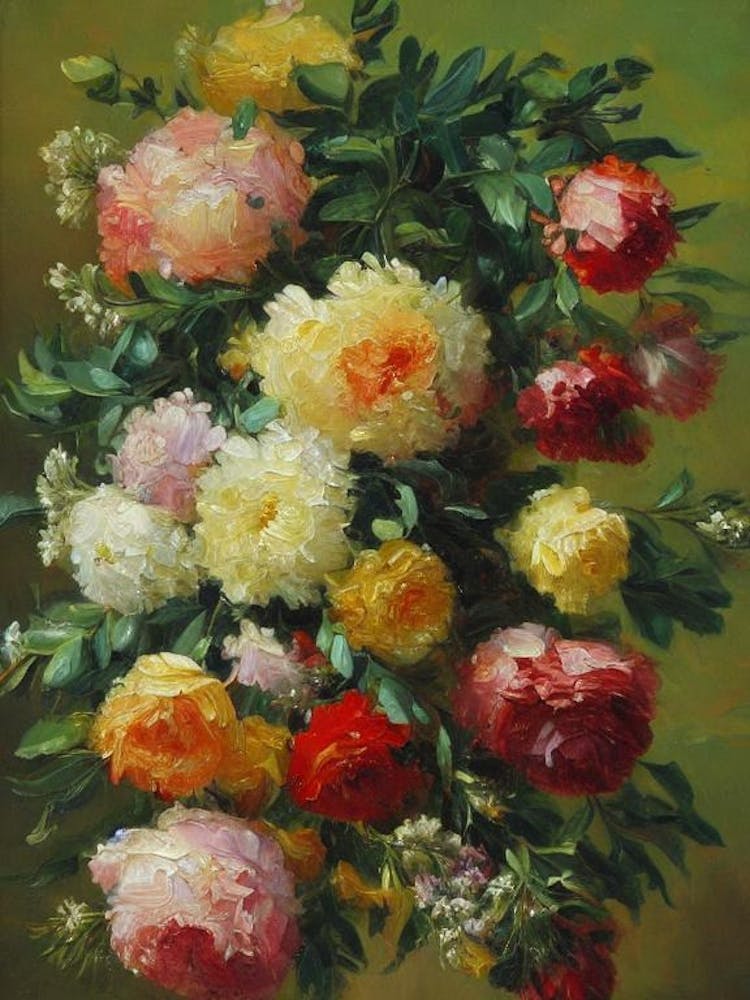 Cypress Painting 3 Flower