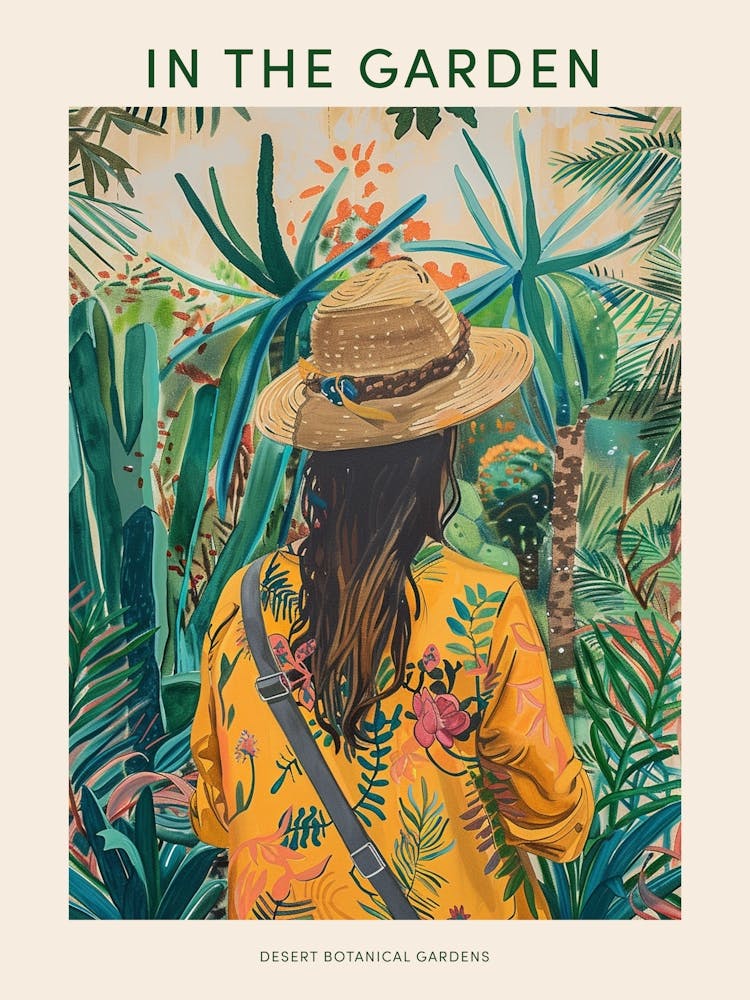In The Garden Poster Desert Botanical Gardens Usa 3