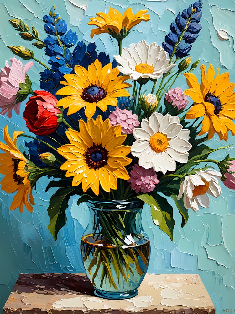Blumen in einer Vase 92
