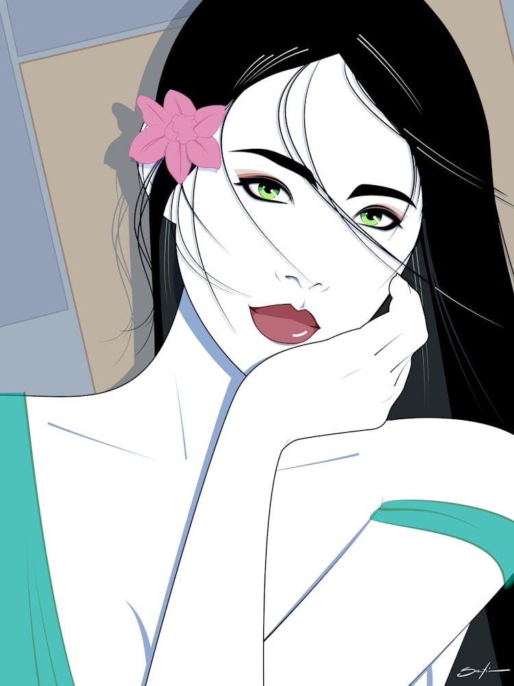 Jade - Retro 80s Style