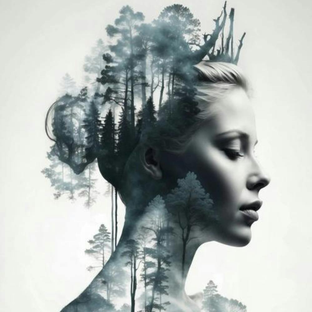 Woman In The Forest