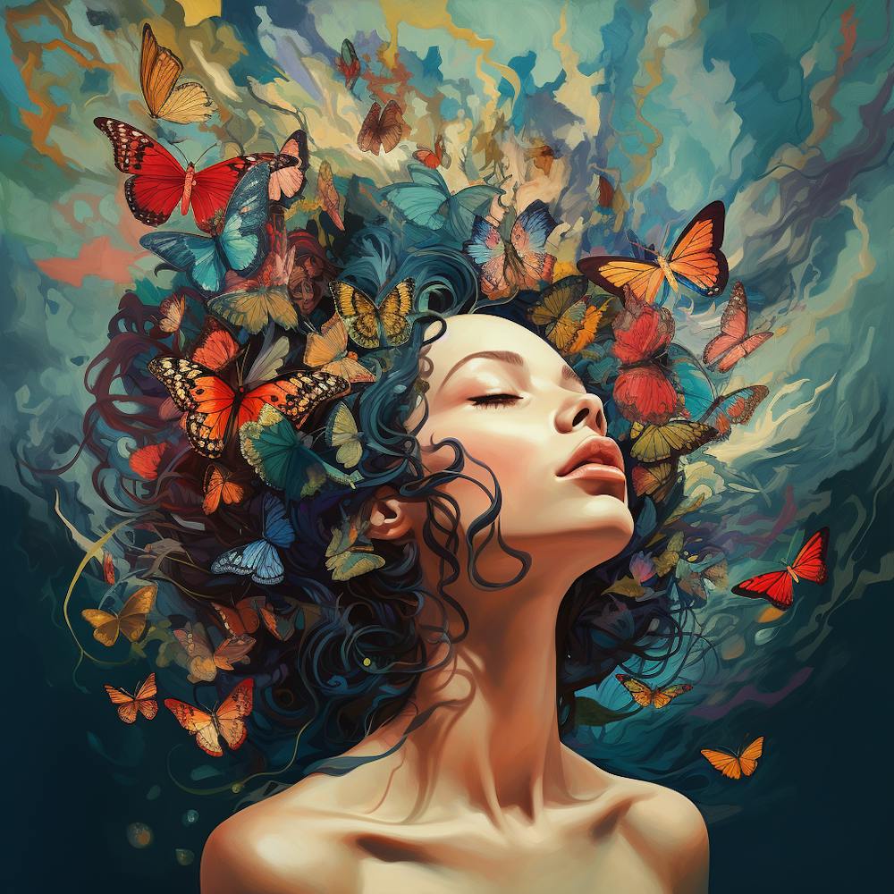 Femme papillon 1