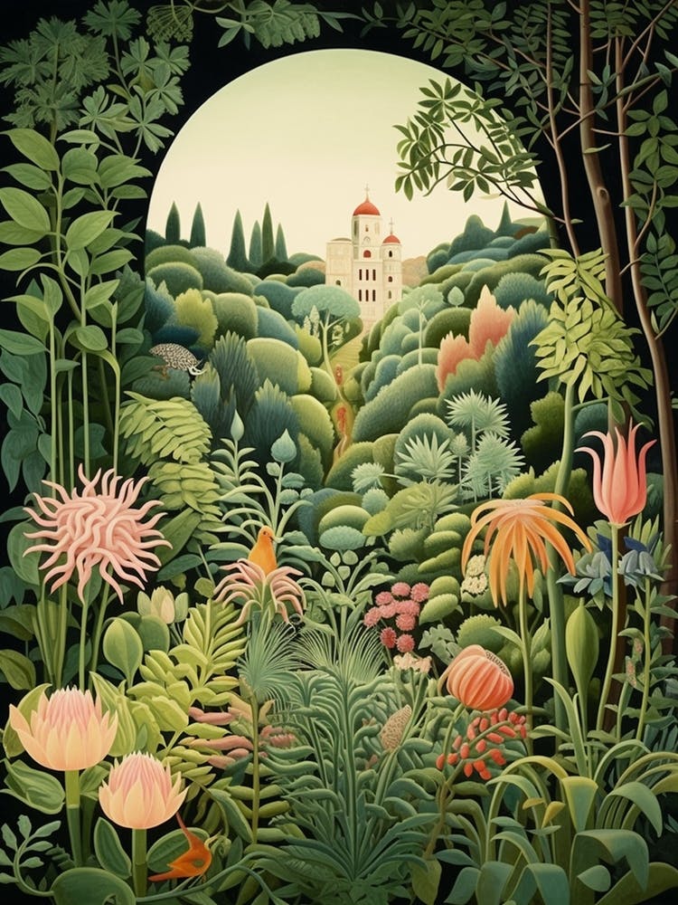 Giardino Botanico Alpino Di Pietra Corva Italy Henri Rousseau Style 2 