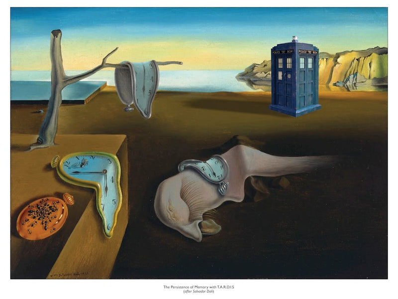 Salvador Dali & Dr Who Parody - Persistence Of Memory With Tardis