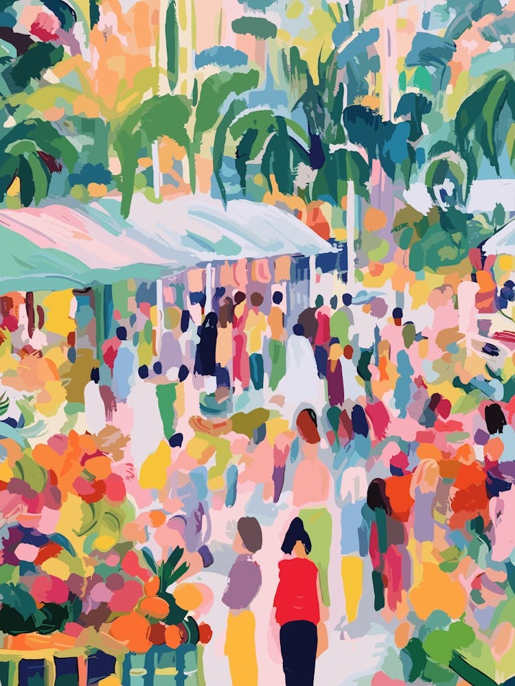 Summer Texture With People 5