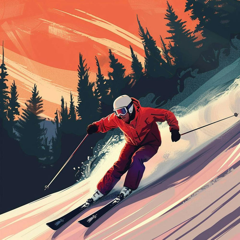 Skier On The Slopes 6