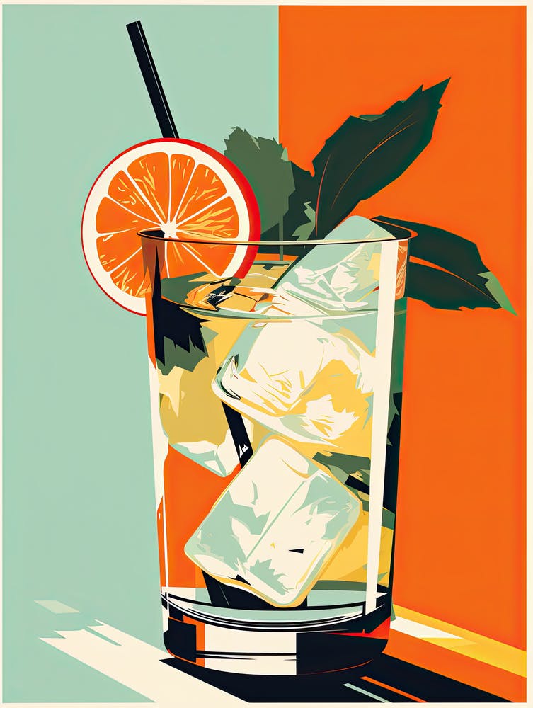 Mohito In A Glass, Mid century