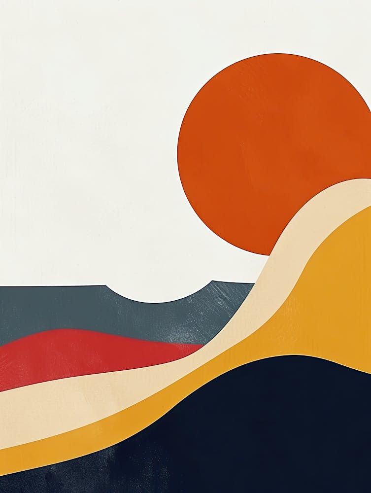 Sunset On The Beach, Hygge