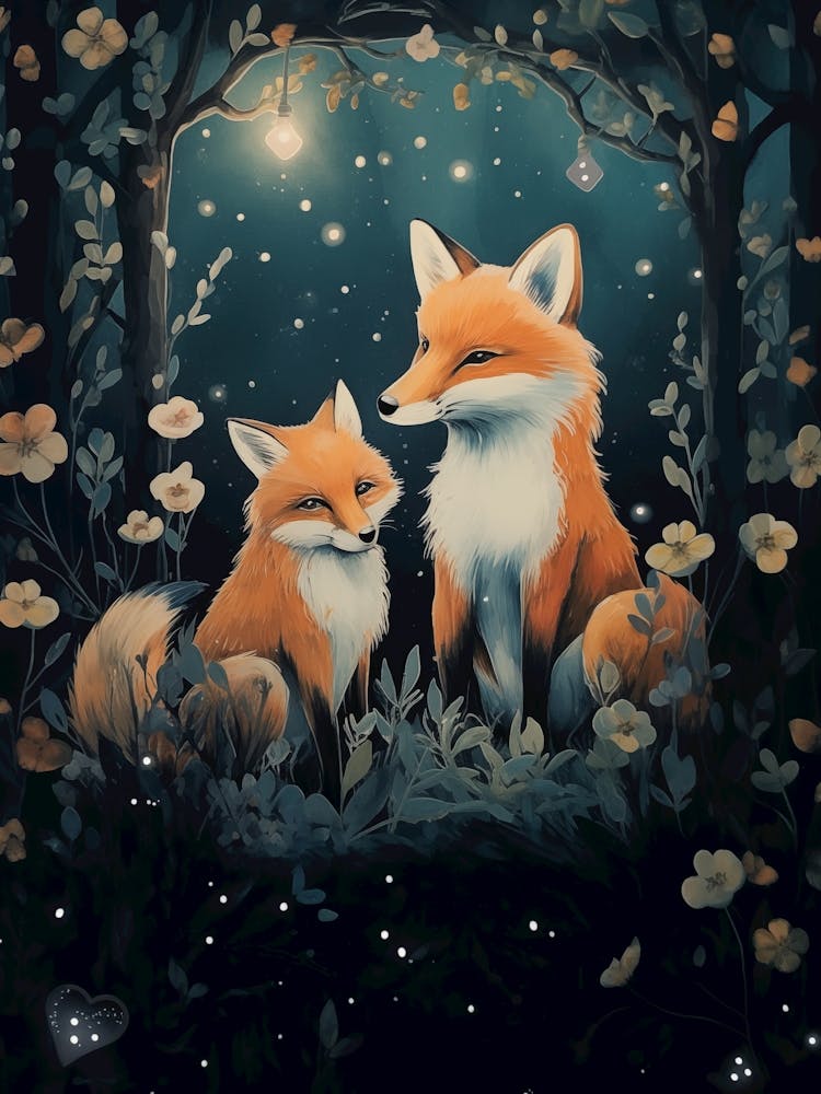 Foxes In The Forest 1