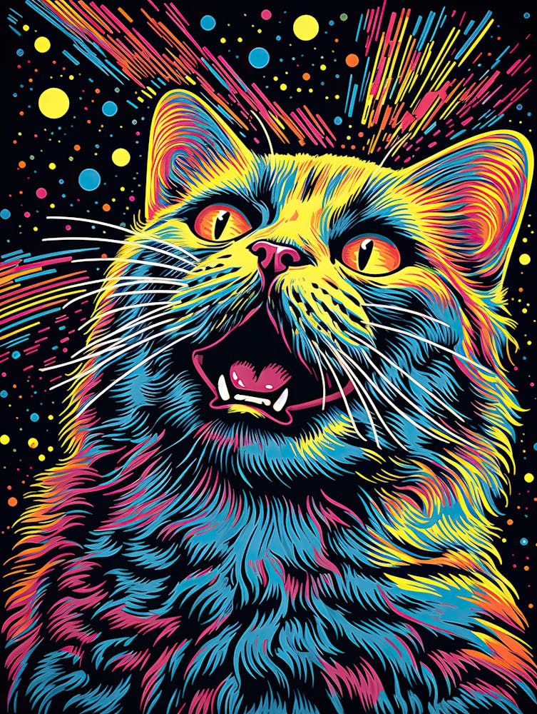 Cosmic Catnip, Psychedelic Cats series