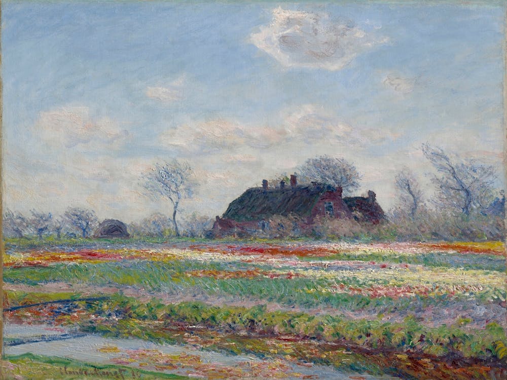 Tulpenfelder bei Sassenheim, (1886), Claude Monet