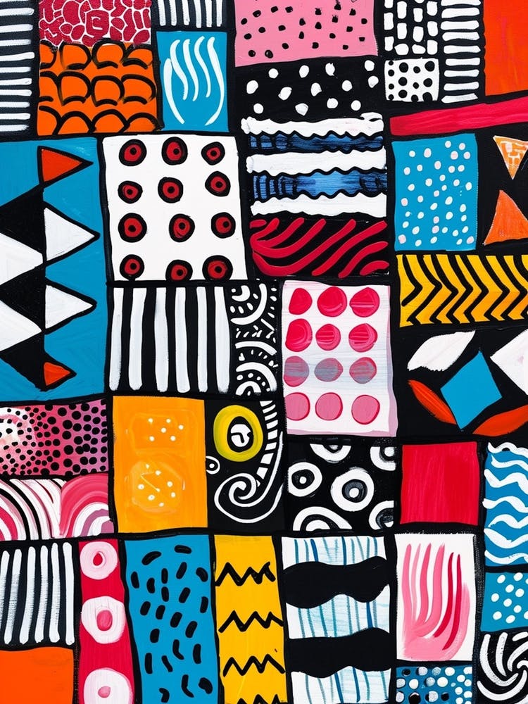 Cute Kitsch Abstract Patterns 4