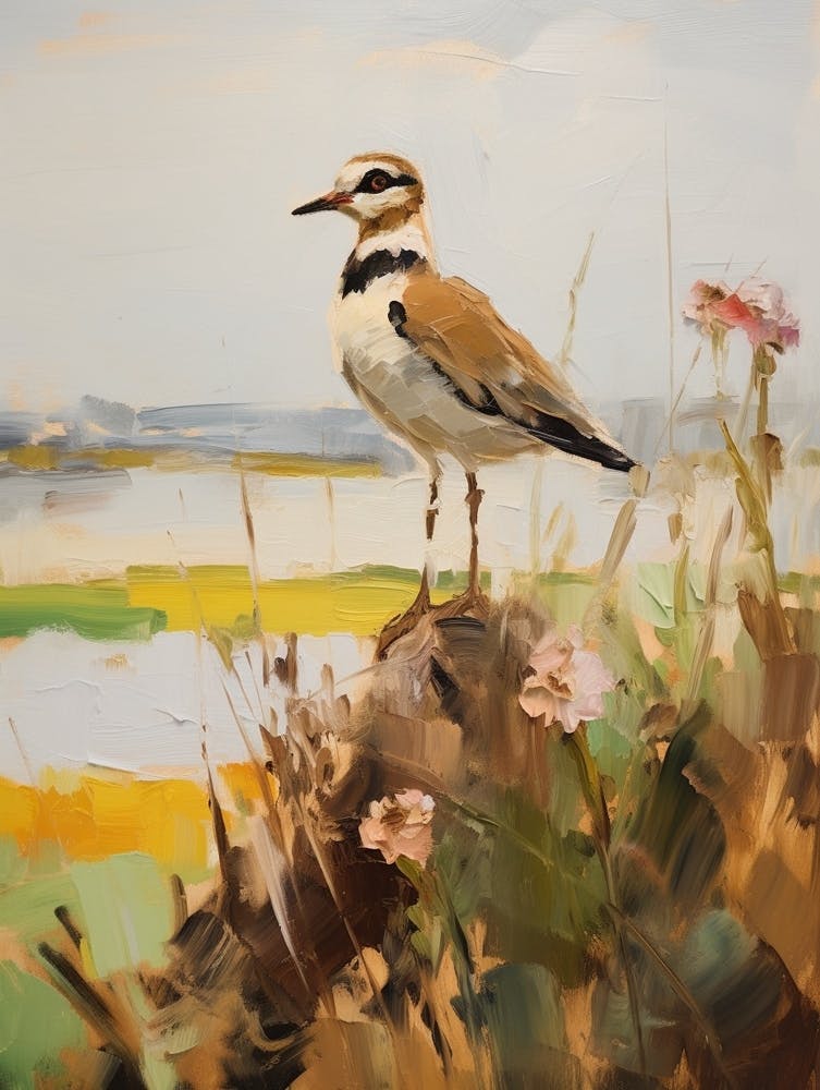 Bird Painting Lapwing 2