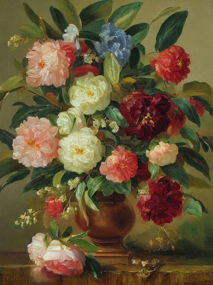 Camellia Painting 2 Flower