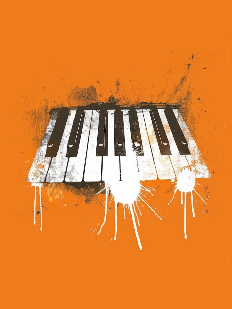 Piano Keys Canvas Print