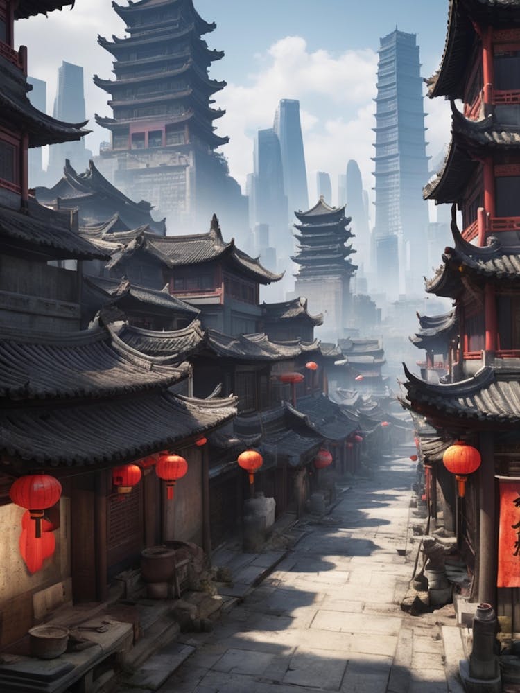 Chinese Village 1