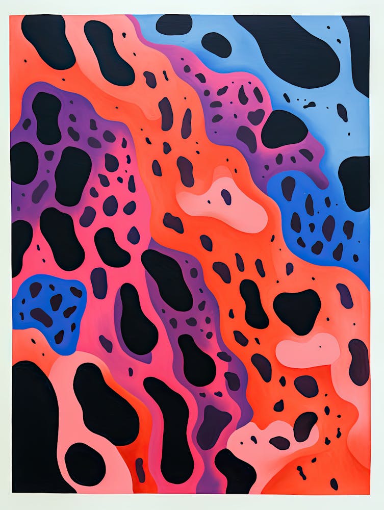 Interwoven Echoes Psychedelic Abstract Flow