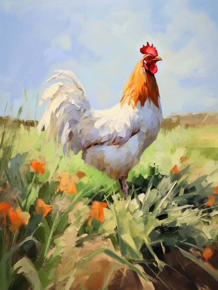 Bird Painting Chicken 3