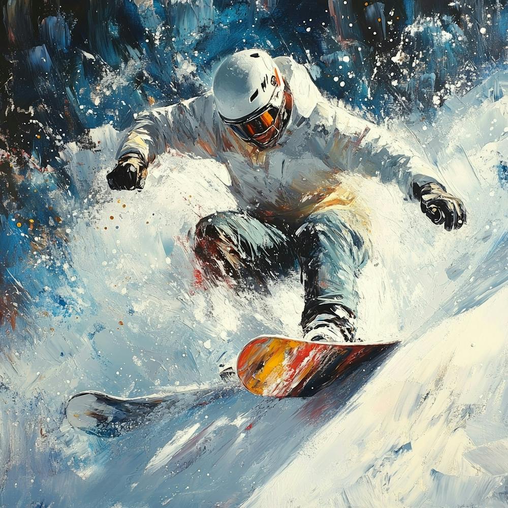 Snowboarder Art 6