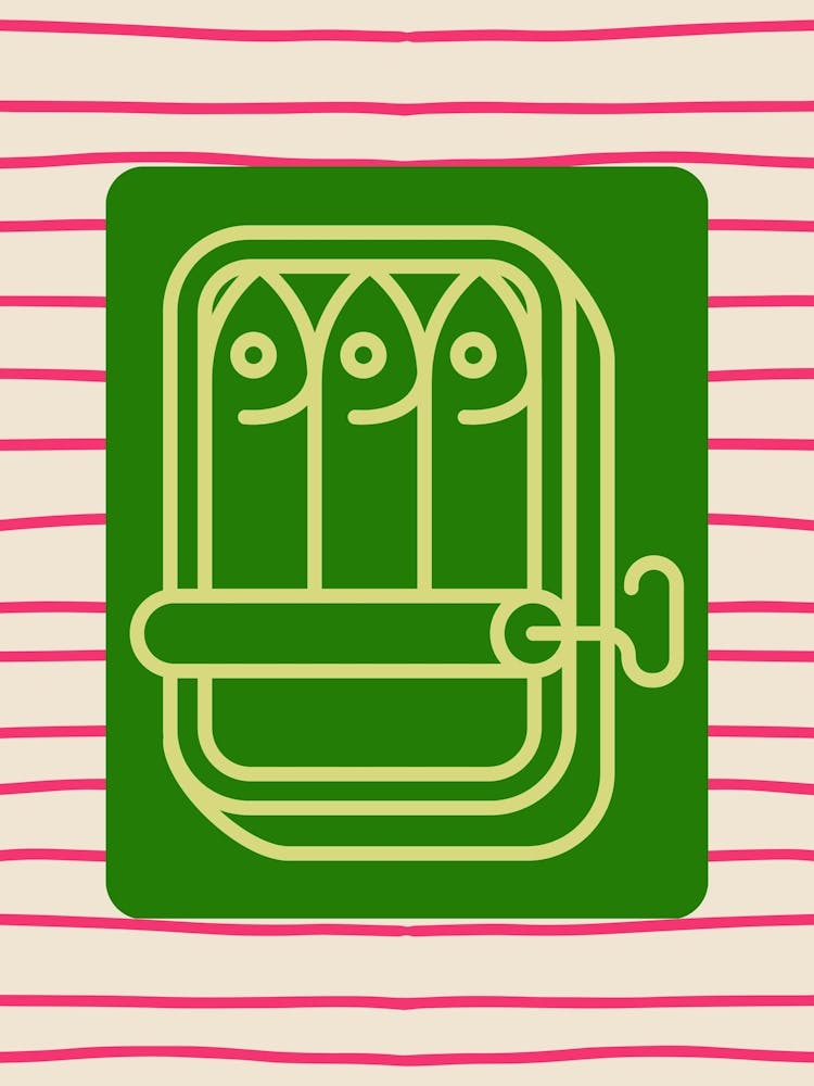 Sardines Green & Pink