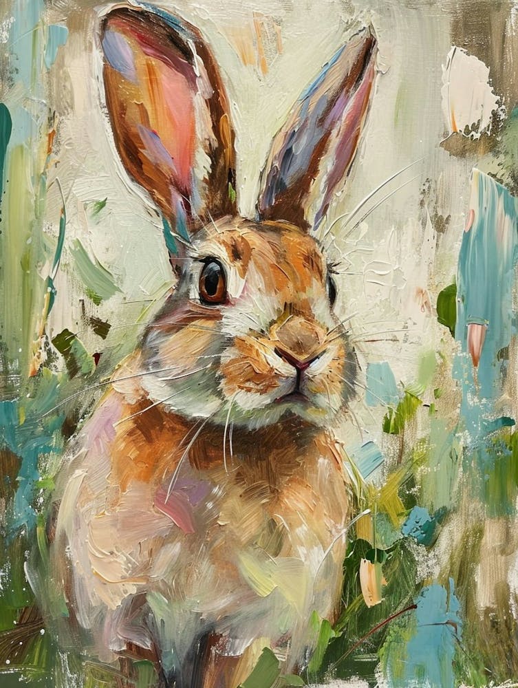 Mini Satan Rabbit Painting 4