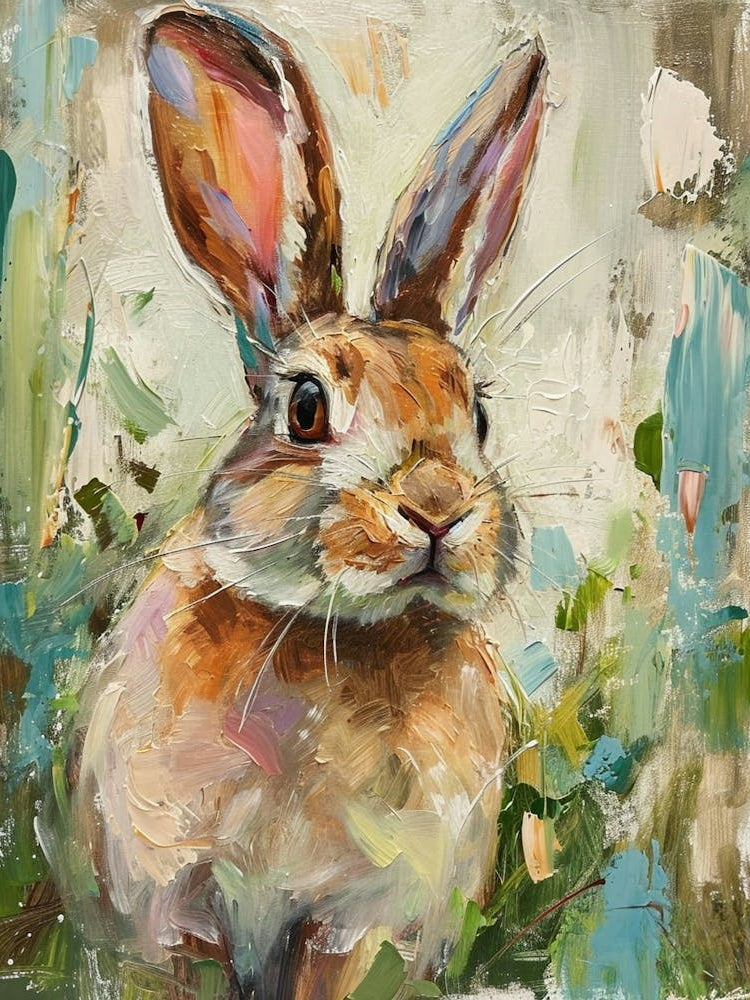 Mini Satan Rabbit Painting 4