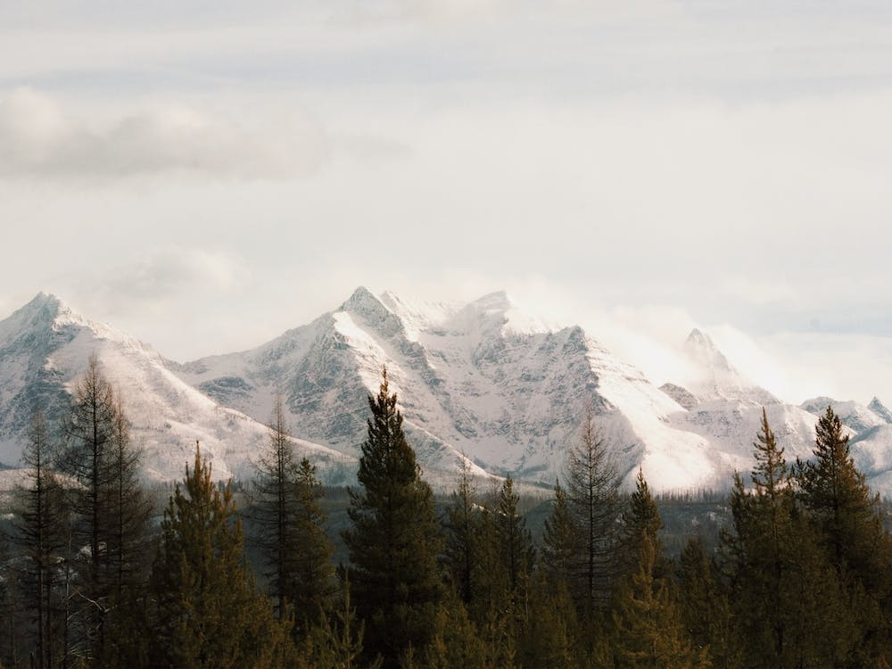 Snowy Western Mountains