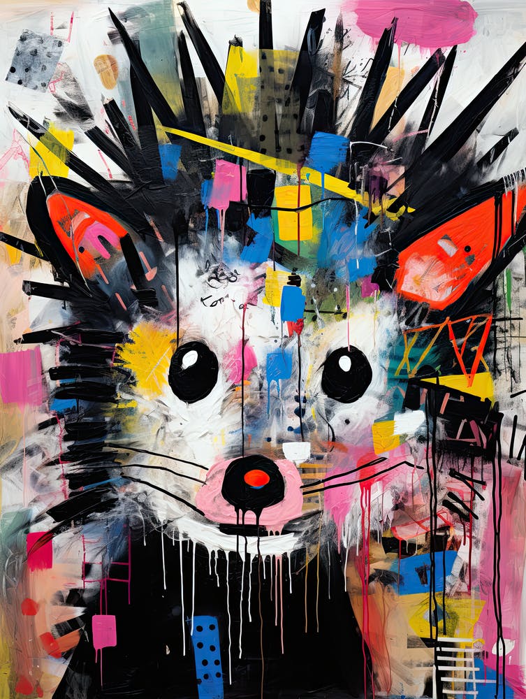 Graffiti Wildlife: Hedgehog in Urban Art