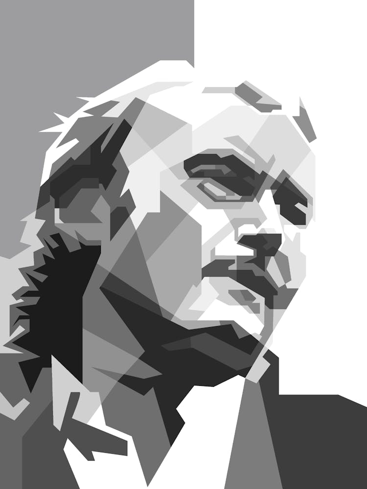 Phil Collins black white illustration is an English musician, singer, drummer, songwriter, record producer and actor. He was the drummer and later became the lead singer of the rock band Genesis and had a successful solo career, achieving three UK number-