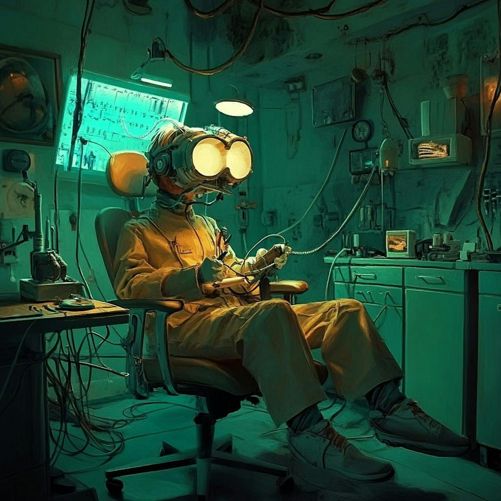 Man In A Lab