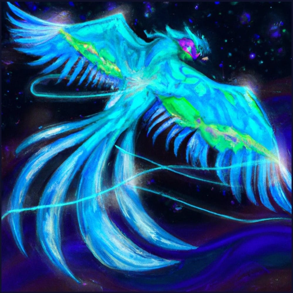 Blue Bird Soaring
