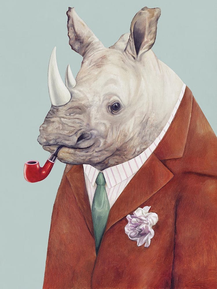 Rhino In A Suit