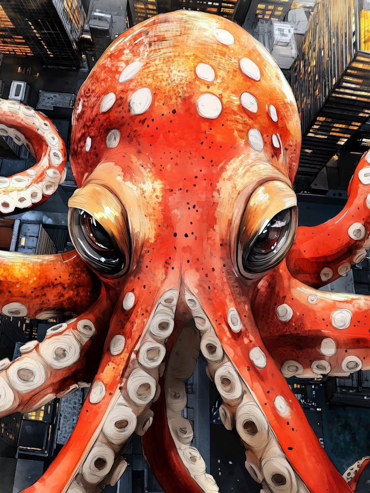 Octopus In The City
