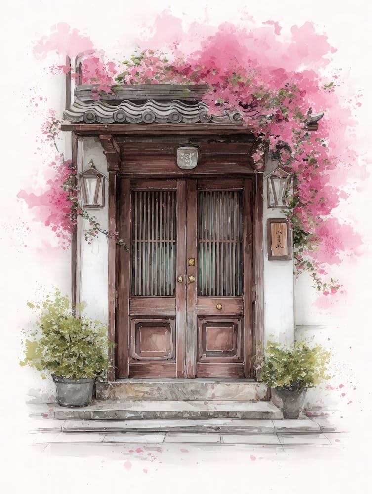 Aihrgdesign Isolated Watercolor Painting Of Japanese Building 988980b0 C5ea 4ac6 B2fa 7e73f782e31b 2