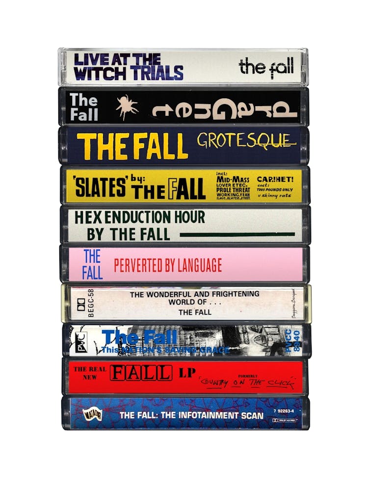 The Fall - Music Poster - Albums on Cassette Print