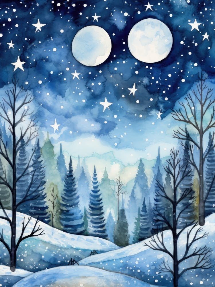 Snowy Winter Landscape