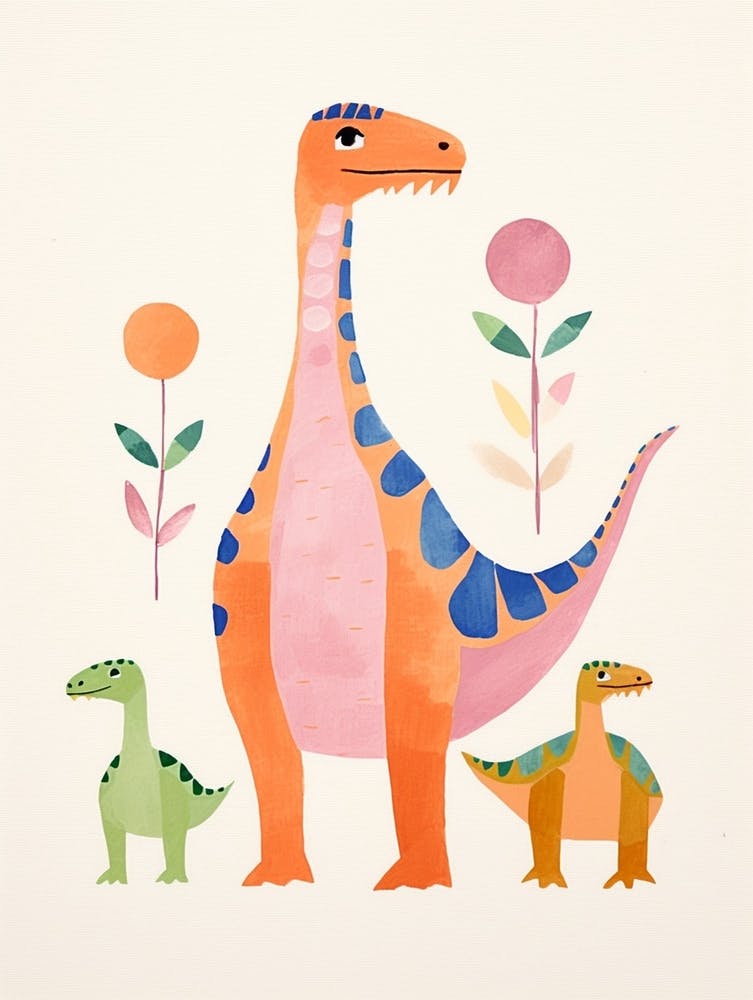 Nursery Dinosaur Family 2