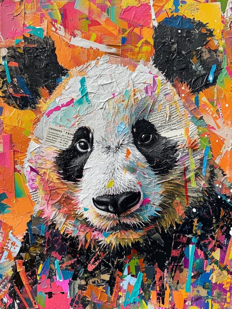 Kitsch Panda Collage 2