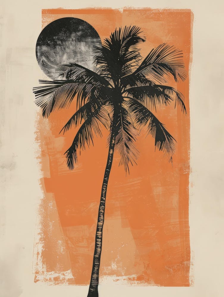 Palm Tree Canvas Print 5