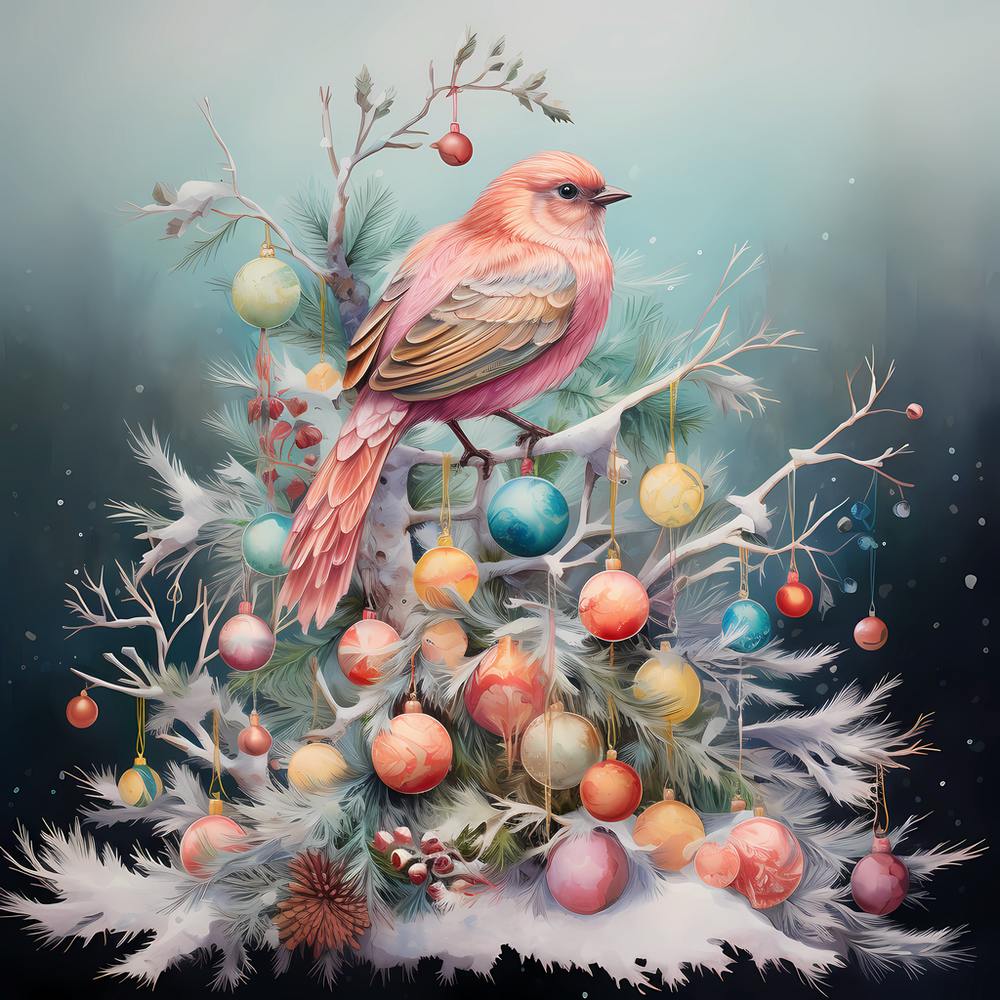 Soothing Serenade: Watercolour Christmas Bliss 1