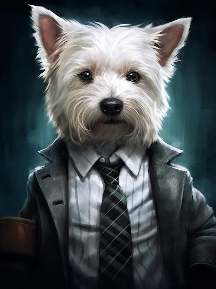 Gangster Dog West Highland White Terrier