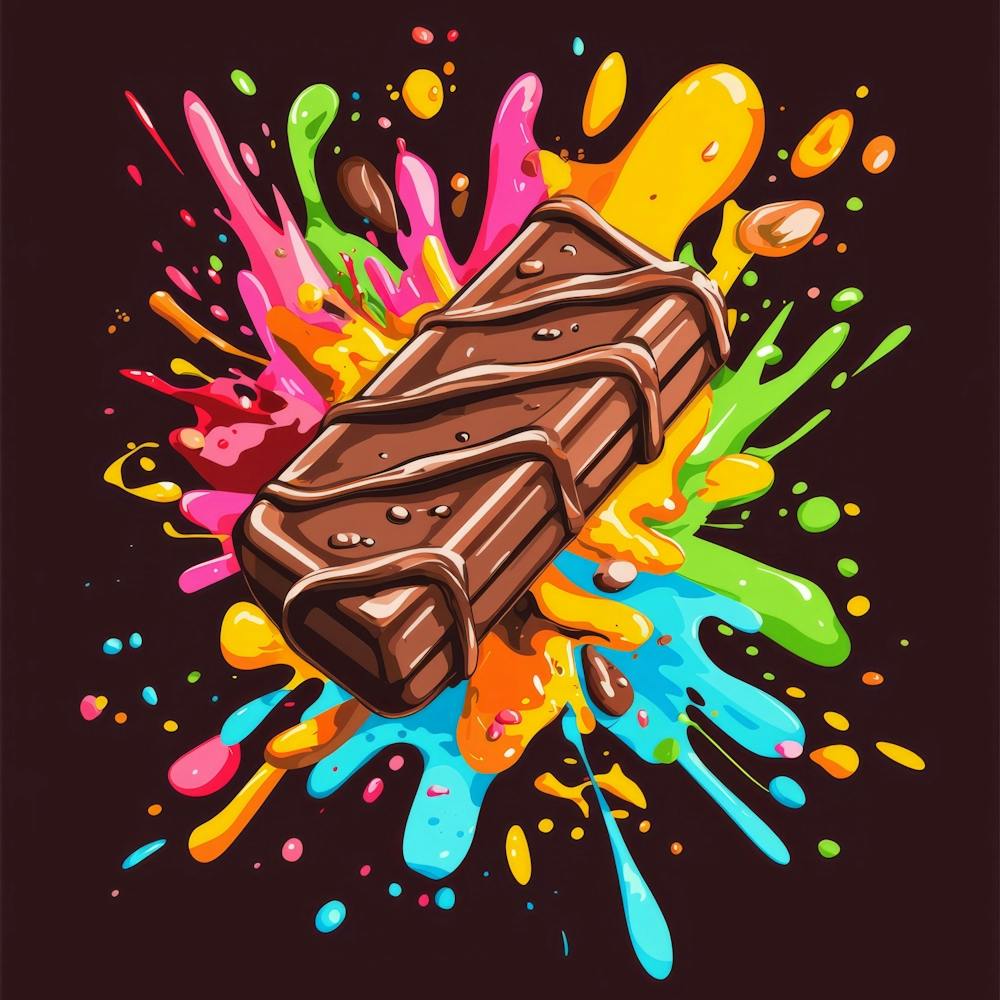 Chocolate Ice Cream print
