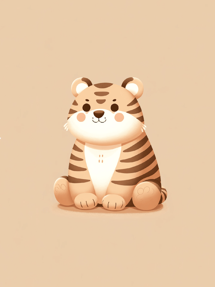 Tigre Mignon Crèche Amusante pour Enfants