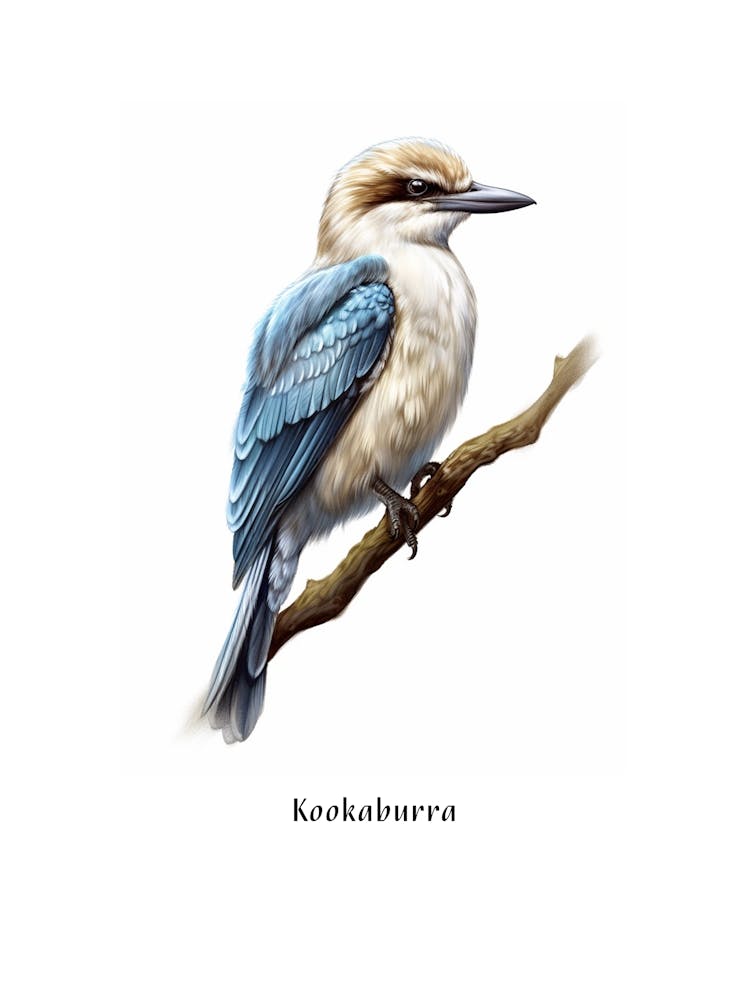 Kookaburra Kinder Tierposter