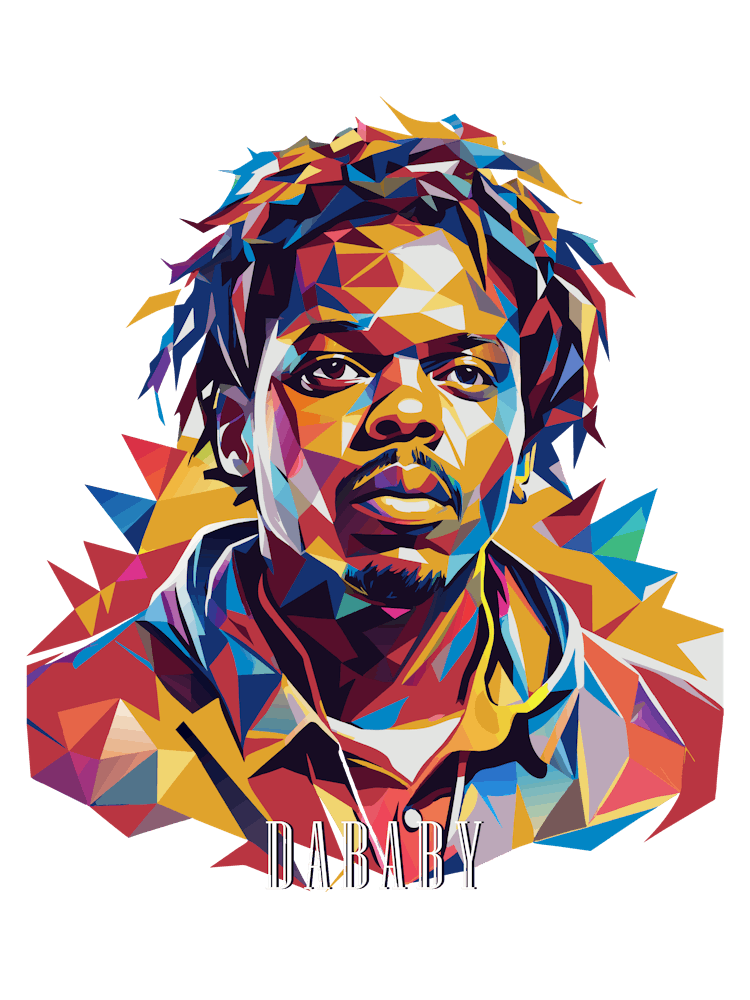 Dababy 02 Portrait Music WPAP Pop Art