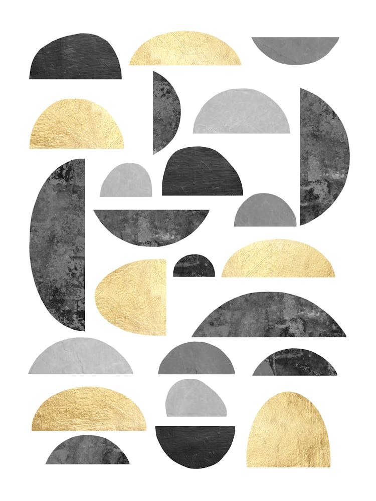 Geometric art with textures 6