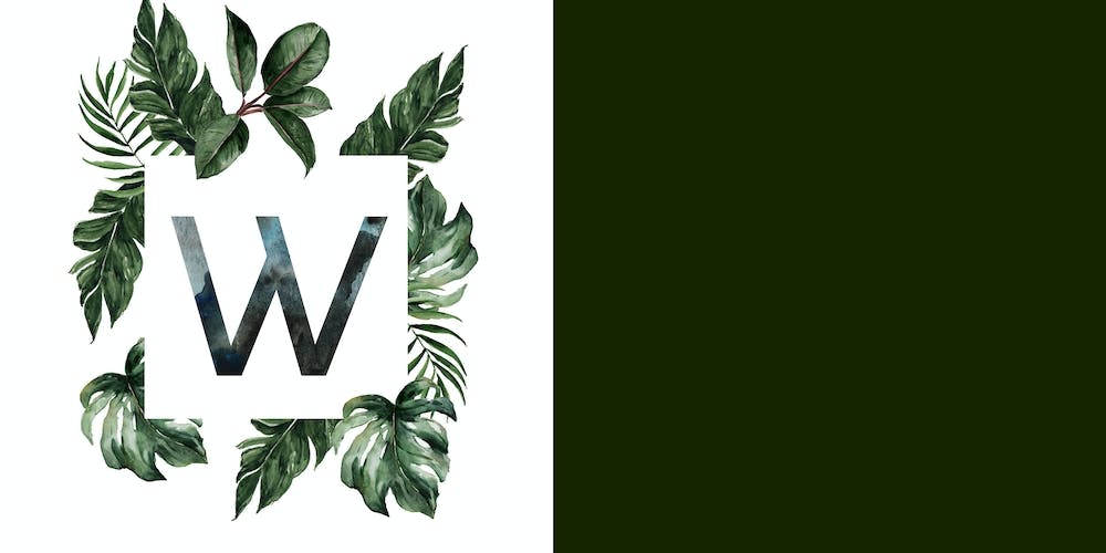 Botanical Alphabet W