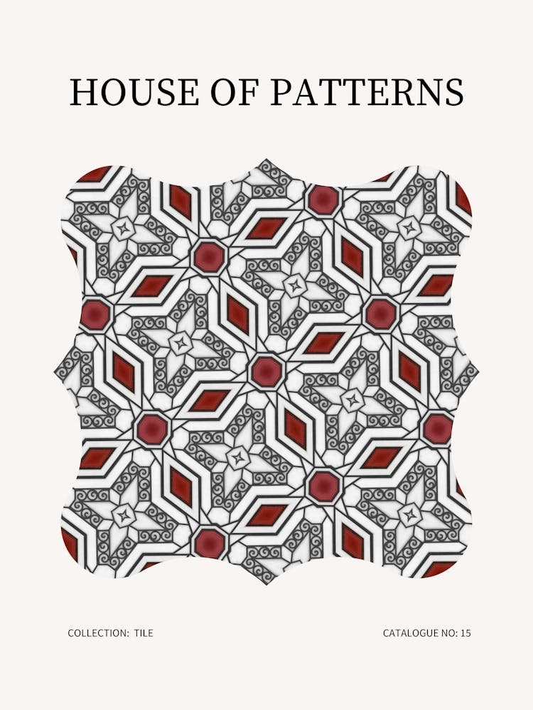 Tile Pattern Poster 15